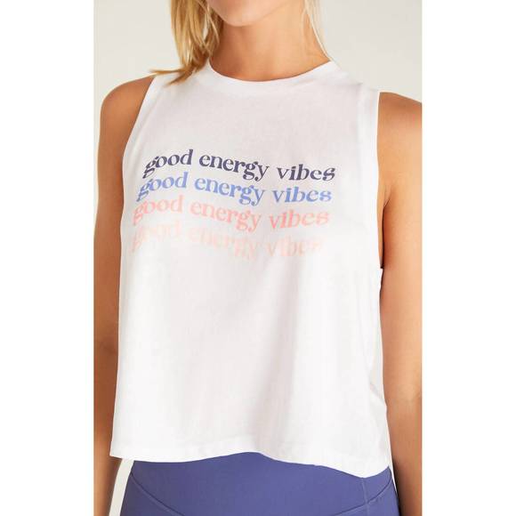 NEW Z SUPPLY kick back energy tank in white - Picture 4 of 4